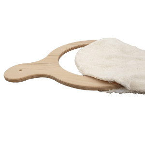 Ersatzbezug für Holzliegemulde 45/58 cm, Ersatzbezug für Holzgestell, 45 oder 58 cm Durchmesser, Mikrofaser oder Baumwolle, waschbar bei 60°C