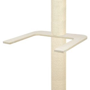 Woody-Holzgabel für Kratzbäume, Holzgabel aus der Woody-Serie, aus stabilen Birken-Sperrholz (18 mm), Stammaufnahme bis 16 cm