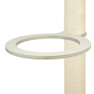 Woody-Liegemulde 48 cm (nur Gestell) für Kratzbäume, Liegemuldengestell aus der Woody-Serie, aus stabilen Birken-Sperrholz (18 mm)