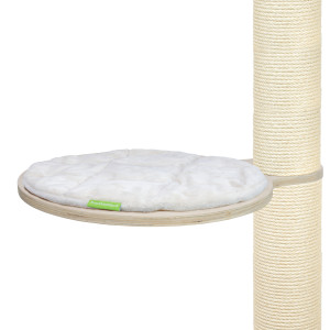 Woody-Ohrplatte 48 cm mit Klettkissen für Kratzbäume, Ohrplatte mit Klettkissen aus der Woody-Serie, aus stabilen Birken-Sperrholz (18 mm)