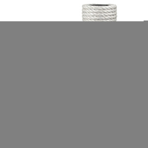 9 cm Premium-Deckenspanner (Sandgrau) für Kratzbäume, ca. 9 cm Durchmesser*, Spannbereich: 35-85 cm, Sisalseildicke: 6-12 mm, Sisalfarbe: Sandgrau