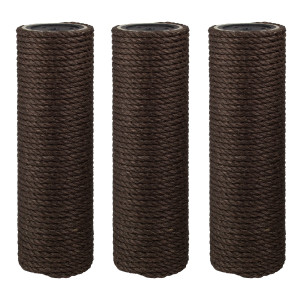 12 cm PREMIUM-Sisalstamm (Braun), ca. 12 cm Durchmesser*, Sisalseildicke: 6-12 mm, Sisalfarbe: Braun, Stammlänge: 10-100 cm, Made in Germany!