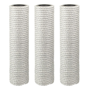 9 cm PREMIUM-Sisalstamm (Sandgrau), ca. 9 cm Durchmesser*, Sisalseildicke: 6-12 mm, Sisalfarbe: Sandgrau, Stammlänge: 10-90 cm, Made in Germany!
