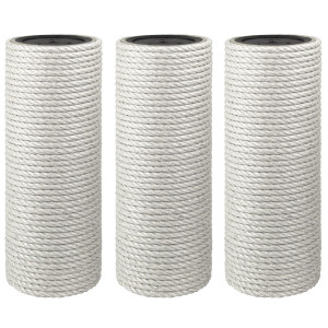 15 cm PREMIUM-Sisalstamm (Sandgrau), ca. 15 cm Durchmesser*, Sisalseildicke: 6-12 mm, Sisalfarbe: Sandgrau, Stammlänge: 12-119 cm, Made in Germany!