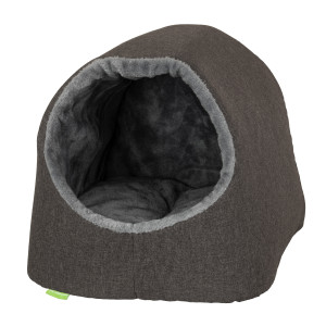 Kuschelhöhle, Kuschelhöhle zum Verstecken und Schlafen, herausnehmbares Kissen (kann gedreht werden), Maße: ca. L 40 x B 35 x H 40 cm