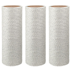14 cm Hybrid-Sisalstamm (Sandgrau), ca. 14 cm Durchmesser, Sisalseildicke: 10 mm, Sisalfarbe: Sandgrau, Stammlänge: 10-119 cm, Gewinde: 10 mm