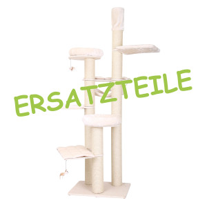 Ersatzteile für Woody XXL, Holzelemente für eine besonders lange Lebensdauer, 15 cm dicke Sisalstämme – perfekt für ausgiebige Krallenpflege