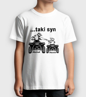 Koszulka Dziecięca Jaki Ojciec... Taki Syn