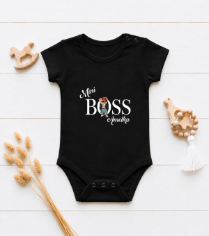 Body Dziecięce Mini Boss z imieniem