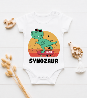 Body Dziecięce Synozaur Z Imieniem