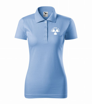 Koszulka Polo Damska Technik RTG 180g - Single J. Błękitny L