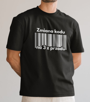 Koszulka Męska Zmiana Kodu Na 3 Z Przodu