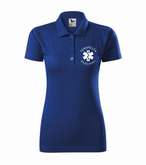 Koszulka Polo Damska Terapeuta Zajęciowy 180g - Single J. Chabrowy 2XL