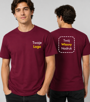 Koszulka Unisex T-shirt z Własnym Nadrukiem 200g - Stage