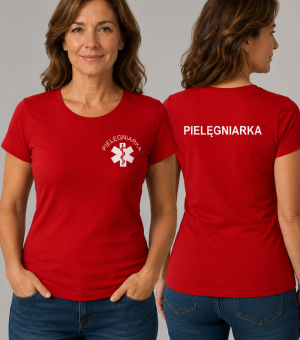 Koszulka Damska Pielęgniarka 160g - Basic