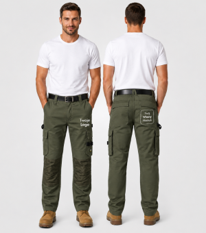 Spodnie Unisex Robocze z Własnym Nadrukiem 280g - Twill Cordura