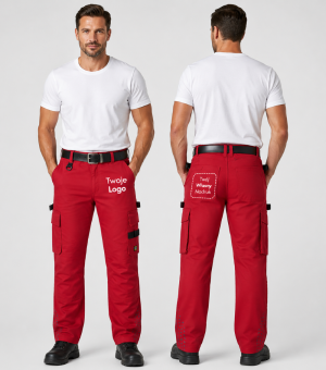 Spodnie Unisex Robocze z Własnym Nadrukiem 245g - Twill