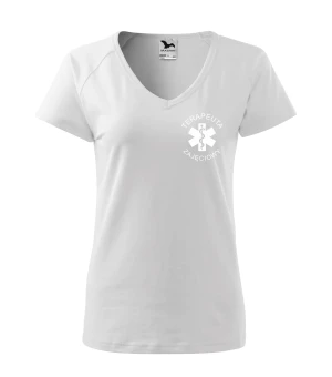Koszulka V-neck Damska Terapeuta Zajęciowy 180g - Dream