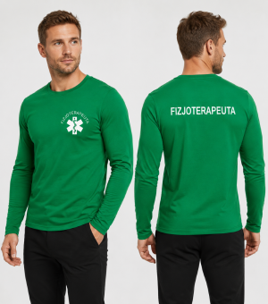 Koszulka Długi Rękaw Męska Fizjoterapeuta 160g - Fit-T LS