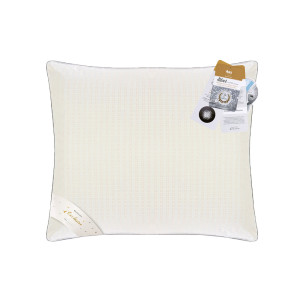 Poduszka Silver Prestige AMZ 40x40 puch gęsi 100%, bawełna 85%, Lurex Silver 15%