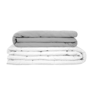 Kołdra obciążeniowa Basic Gravity 135x200 szary 100% z bawełny, wyrób medyczny