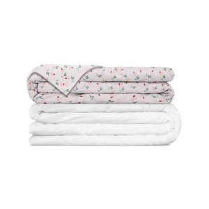 Kołdra obciążeniowa Balance Kids Gravity 110x170 letnia, roses 100% z bawełny, wyrób medyczny