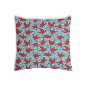 Poduszka Origami Gravity 50x50 wełna jodłowa bawełna 100%, OEKO-TEX Standard 100