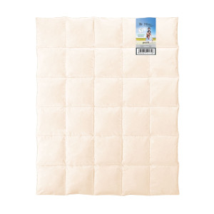 Kołdra Mr. Pillow puch AMZ 155x200 całoroczna - krem pierze gęsie 60%, puch gęsi 40%, inlet bawełniany 100%