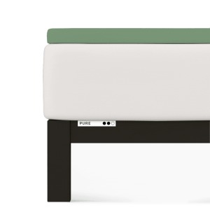 Prześcieradło Schlafgut Pure Topper 140x200-160x220 Green Mid 665 - L bawełna, antyalergiczny