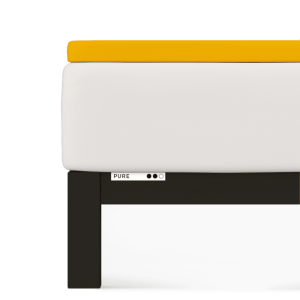 Prześcieradło Schlafgut Pure Topper 180x200-200x220 Yellow Deep 196 - XL bawełna, antyalergiczny