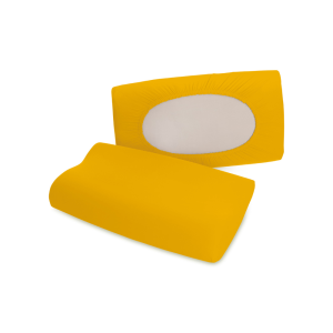 Poszewka Schlafgut Pure Yellow Deep - (196) 95% bawełna, 5% elastan