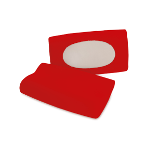 Poszewka Schlafgut Pure Red Deep - (285) 95% bawełna, 5% elastan
