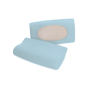 Poszewka Schlafgut Pure Blue Light - (536) 95% bawełna, 5% elastan