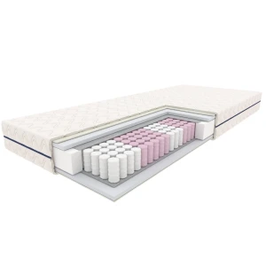 Materac Syriusz Na Stelażu Optimum 160x200 cm sprężyny kieszeniowe, H3/H4 średnio twardy/twardy