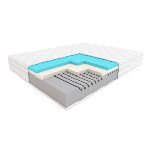 Materac Boogie Hilding 200x220 piankowy, twardy H4