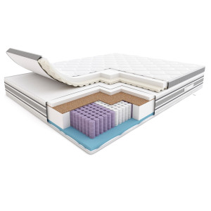 Materac Electro Hilding 80x200x31 hybrydowy, sprężyny Multipocket H1-H5