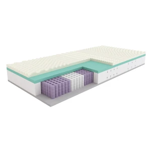 Materac Hybrid Premium SleepMed 100x200x23 sprężyny Multipocket, wyrób medyczny, H3/H4 średnio twardy/twardy