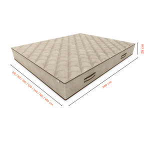 Materac Breva Hilding 160x200x28 sprężynowy, H4/H5 twardy/bardzo twardy