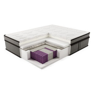Materac Otello DeLuxe Edition by Hilding Glamour 140x200 sprężynowy twardy H4