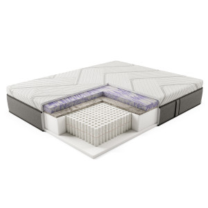 Materac Aida DeLuxe Edition by Hilding Glamour 120x200 sprężynowy twardy H4