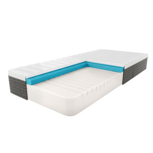 Materac Lizbona Senpo 100x200 piankowy, H3 średnio twardy