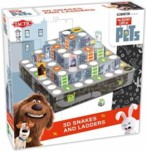 Secret Life of Pets 3D Game Snakes and Ladders Gra planoszwa