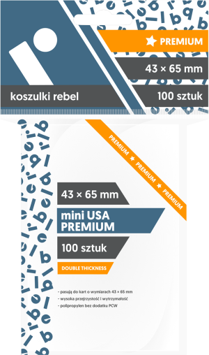 Koszulki Rebel (43x65mm) Mini USA Premium