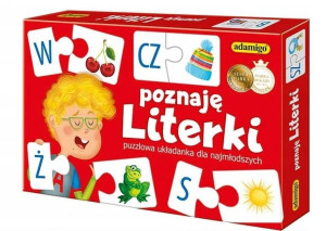 Poznaję literki - gra puzzlowa