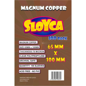 SLOYCA Koszulki Magnum Copper (65x100mm) 100 szt.