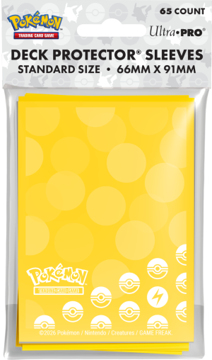 Ultra Pro: Pokémon - Deck Protector Sleeves - Energy - Lightning Type (65 szt.)