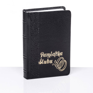 Modlitewnik - Pamiątka Ślubu, kolor czarny