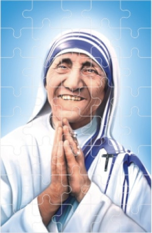 Puzzle - Święta Matka Teresa z Kalkuty - 10 szt.
