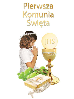 Baner na Pierwszą Komunię Świętą "Pierwsza Komunia Święta" 75x100 cm