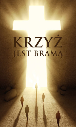 Tło do Grobu Pańskiego, "Krzyż jest bramą" 150x250cm